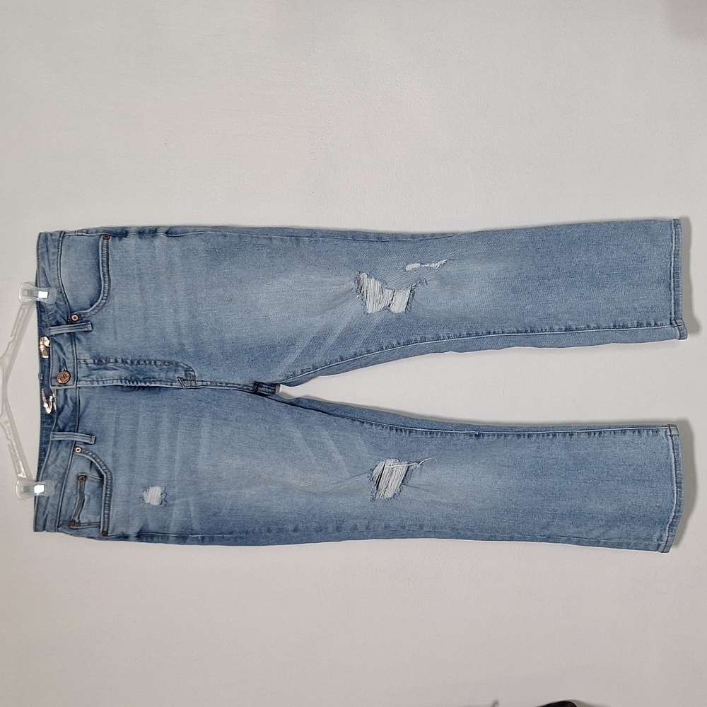 Distressed Blue Women's Jeans